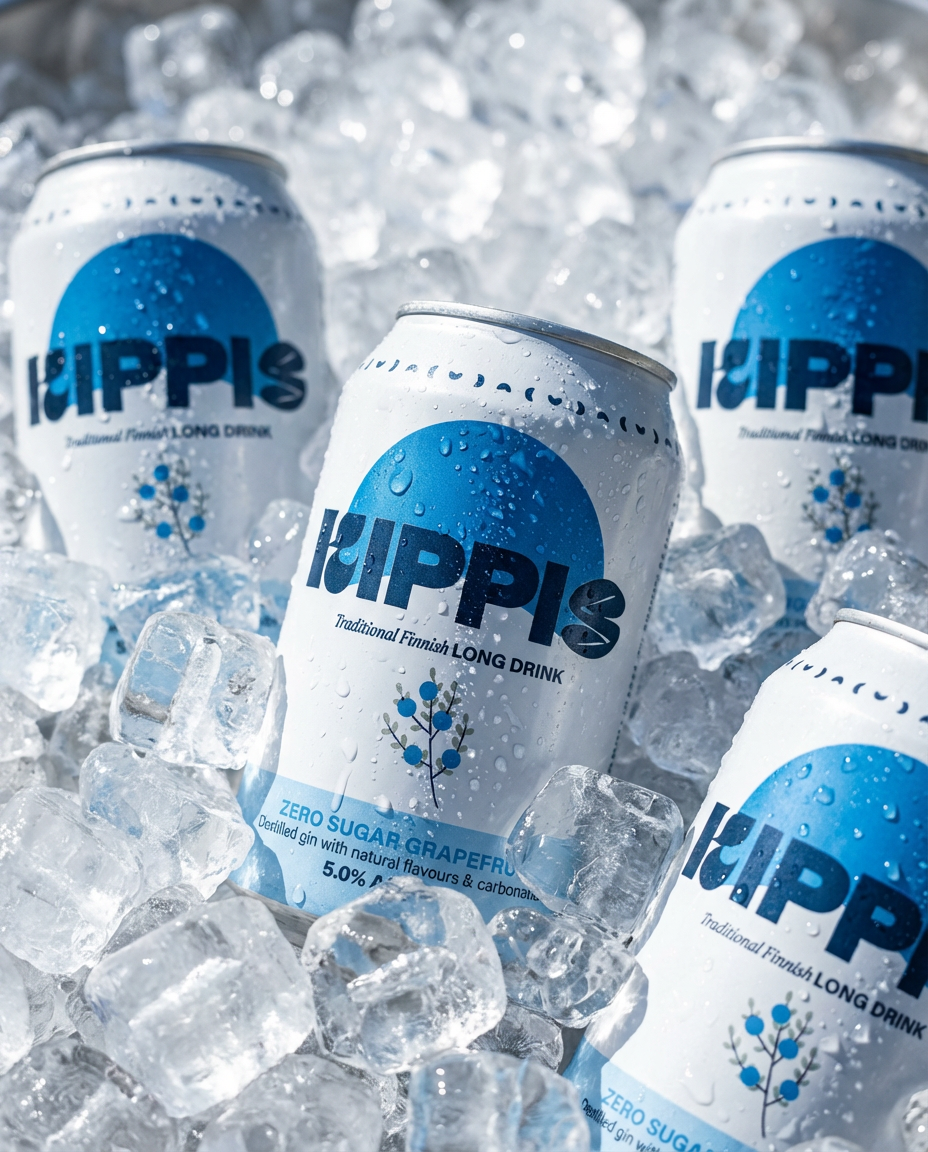 Kippis Finnish Long Drink Zero Sugar 5% - 16 x 330ml